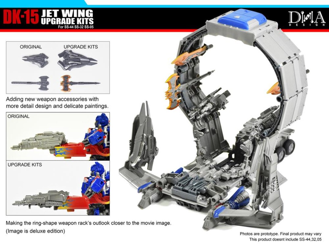 DNA Design DK-15 Upgrade Kit For Studio Series Optimus Prime